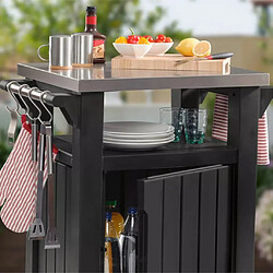 Keter Table d'extérieur multifonctionnelle de barbecue Unity L 228936 pas cher