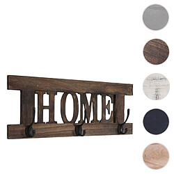 Mendler Garde-robe murale Home, planche vestiaire, style shabby, vintage, 55x21cm ~ marron