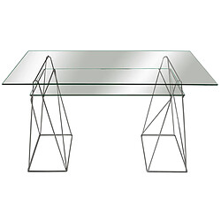 Plateau de table Alexandra House Living Transparent Lot 2 Pièces