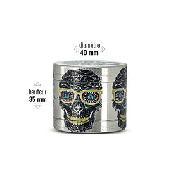 Grinder 40 mm 4 parties Skull Modèle 3