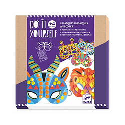 Djeco DIY Masques Mosaiques animaux de la jungle