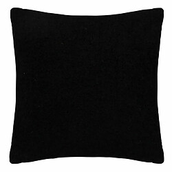 Coussin Déco Effet Mohair Origines 45x45cm Noir