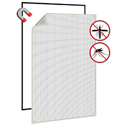 Avis vidaXL Moustiquaire magnétique pour fenêtres blanc 80x120 cm