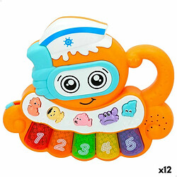 Color Baby Jouet interactif Colorbaby 16,5 x 14,5 x 3,2 cm (12 Unités)