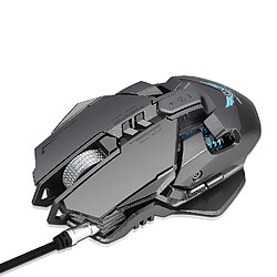 Universal X300Gy Macros mécaniques Définir la souris de jeu 250-4000 DPI 7 touches USB Souris optique filaire pas cher