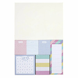 Paris Prix Planche de Notes Adhésives Pop 18cm Multicolore