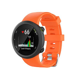 Bracelet en silicone orange pour votre Garmin Forerunner 45/45S