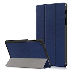 Etui en PU avec socle tripliure bleu pour votre Samsung Galaxy Tab A 8.0 (2019) SM-T290 SM-T295 SM-T297