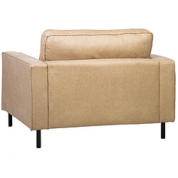 Beliani Fauteuil SAVALEN Cuir PU Beige pas cher