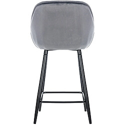 Avis Non Tabouret de bar Gibson velours