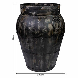 Avis Vase Alexandra House Living Gris Bois de manguier 45 x 57 x 45 cm