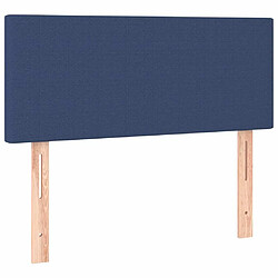 Acheter Maison Chic Tête de lit scandinave à LED,meuble de chambre Bleu 100x5x78/88 cm Tissu -MN95920