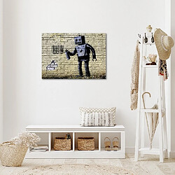 EPIKASA Impression sur Toile Banksy Robot