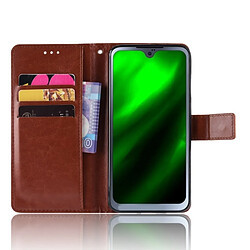 Acheter Wewoo Housse Coque en cuir à rabat horizontal pour Crazy Horse Texture pour Motorola Moto G7, avec porte-cartes (portefeuille)