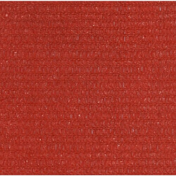 Avis ComfortXL Voile D'ombrage 160 G/m² Rouge 3,6x3,6 M Pehd