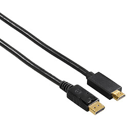 HAMA Câble adaptateur DisplayPort pour HDMI, Ultra HD, 1,80 m