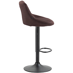 Acheter Non Tabouret de bar Lazio tissu noir