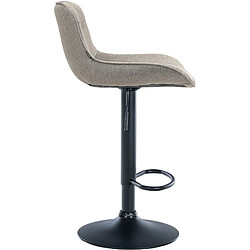 Avis Non Lot de 2 tabourets de bar Vonore tissu noir