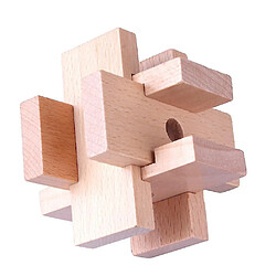 Acheter Universal Nouveau design IQ Brainstorming Kongming Lock 3D en bois interverrouillage bavure puzzle jeu jouets jouets