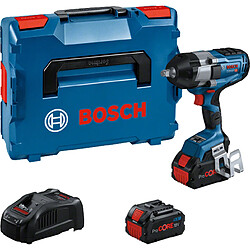 Boulonneuses 18V Bosch GDS18V1000 Professional 2 batteries Procore 55 Ah chargeur LBoxx 06019J8303