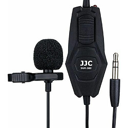 JJC SGM-38II Microphone Microphone Omnidirectional Lavalier pour Vidéo et Entretien avec Nikon Canon Sony Pentax Olympus Caméra / Caméscope