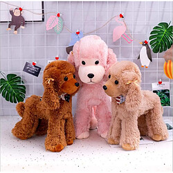 Universal Peluche caniche chien chiot peluche animal poupée poupée enfant cadeau marron 12 pouces pas cher