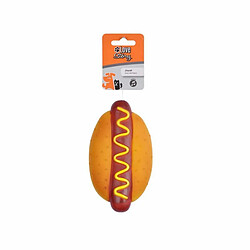 Paris Prix Jouet pour Chien Hot Dog 15cm Orange