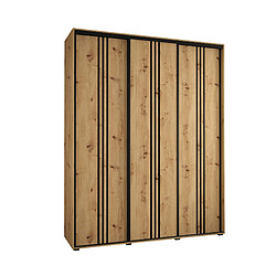 Abiks Meble Armoire DAVOS 6 À Portes Coulissantes 235,2/190/60 3 Portes