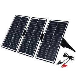 Yonis Kit Portable 3 panneaux solaires 60W