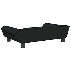 Acheter vidaXL Canapé pour enfants noir 70x45x26 cm velours