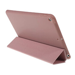 Avis Etui en PU or rose avec support tri-pliure pour votre Apple iPad Mini 9.7 (2019)