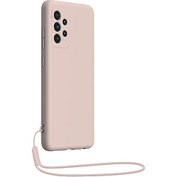 BIGBEN CONNECTED COVDRAGGA335GP - Coque silicone +Dragonne GA33 rose nude