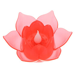 Avis Eau flottante de lampe de lotus de LED souhaitant la bougie artificielle rouge