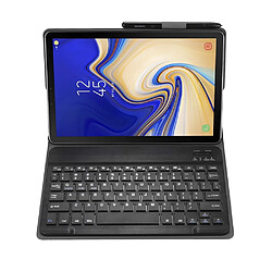 Wewoo A510 Etui cuir Bluetooth ultra-mince et détachable pour 3.0 Samsung Galaxy Tab A 10.1 2019 T510 / T515avec fente stylo et support Noir pas cher