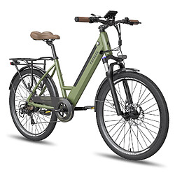 Avis Honey Whale FAFREES F26 Pro 14.5AH Vélo Électrique - Moteur 250W Batterie 36V14.5AH Assisted Autonomie 110KM Frein à Disque Mécanique - Vert Foncé