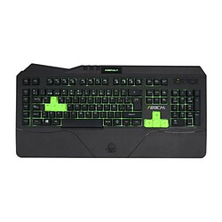 KeepOut F89CHV2 USB QWERTY Espagnole Noir, Gris clavier