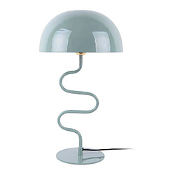 LEITMOTIV Lampe à poser en métal Twist bleu.