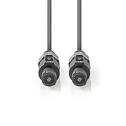 NEDIS SPEAKON CABLE HP SPEAKON 10m 2 x 1.5mm2 AMPLI ENCEINTE SONO DJ 10m soirée