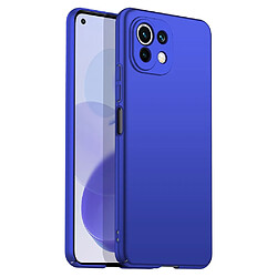 Coque en TPU couleur solide, ultra mince pour votre Xiaomi Mi 11 Lite 5G/4G/11 Lite 5G NE - bleu