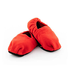 Shop Story SHOP-STORY - HOT SOX RED : Chaussons Chauffants Micro-Ondes pas cher