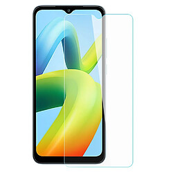 Protecteur écran en verre à haute teneur en aluminium-silicium AMORUS Bord en arc 2,5D, 9H pour votre Xiaomi Redmi A1 + 4G - transparent