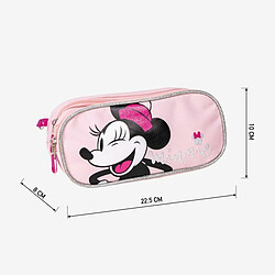 Acheter Trousse Fourre-Tout Double Minnie Mouse Rose 22,5 x 8 x 10 cm