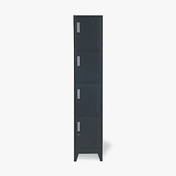 Acheter OFFICE24 Armoire métallique à 4 étagères 38x45 H190 avec serrure pour bureau Stromboli