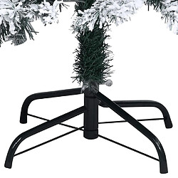 Acheter vidaXL Sapin de Noël artificiel avec neige floquée vert 120 cm PVC