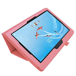 Acheter Etui en PU support de litchi rose pour Lenovo Tab E10 10.1 pouces