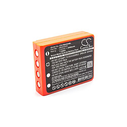 vhbw NiMH batterie 2000mAh (3.6V) pour télécommande pour grue Remote Control comme HBC BA223000