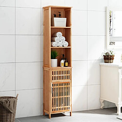 Maison Chic Armoire de salle de bain,Meuble de rangement,Meuble haut 42x29x182 cm Bois massif de noyer -GKD952794