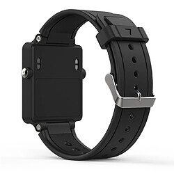 Bracelet en silicone noir pour votre Garmin Vivoactive Acetate