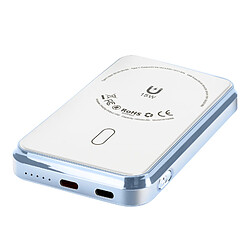 LinQ Batterie de Secours MagSafe 5000 mAh 15W Compact Blanc