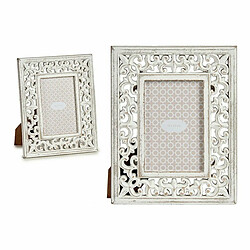 Gift Decor Cadre photo Blanc Bois MDF (20 x 2 x 24,5 cm) (1 x 24,5 x 19,5 cm)